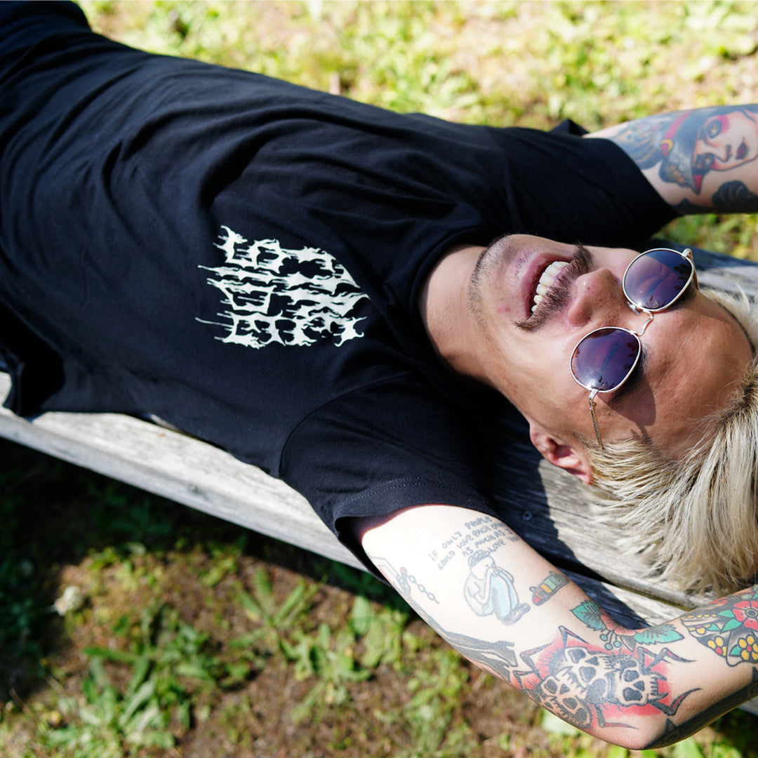 Cemetery Drip Tee - Black - FIREXSIDE 