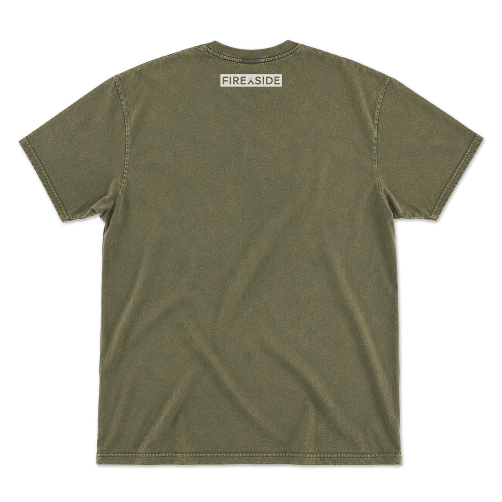 Roots Logo Tee - Mineral Green