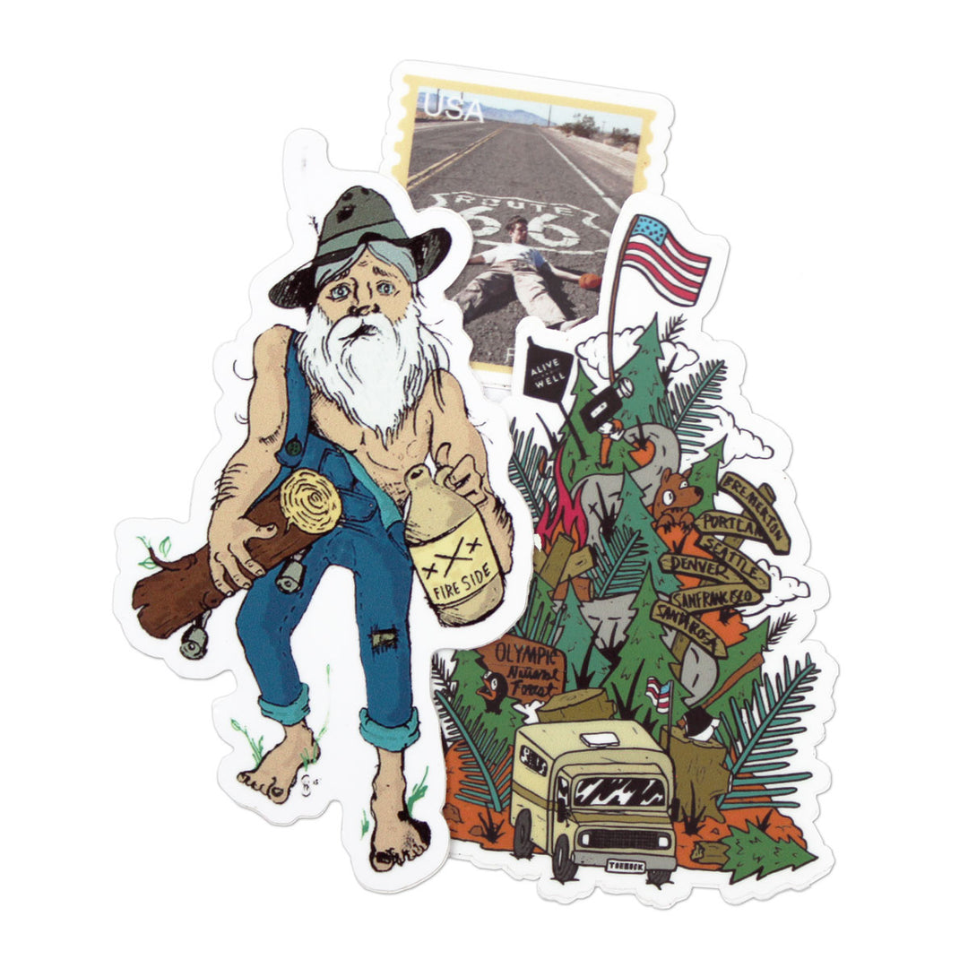 American Folklore Stickers